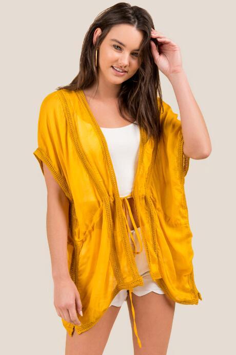Francesca's Layla Lace Insert - Mustard