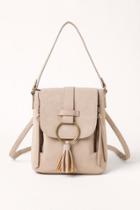 Francesca's Addison Backpack - Taupe