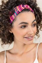 Francesca Inchess Nak Striped Headband - Multi