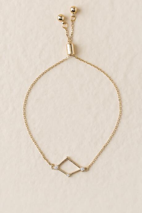 Francesca's Libra Constellation Pull Tie Bracelet - Gold