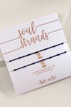 Kitsch Soul Strand Bracelet - Navy