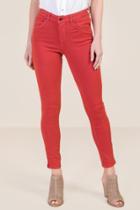 Harper Mid Rise Zipper Ankle Rose Jeans - Cinnamon