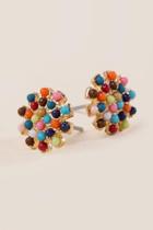 Francesca's Sena Flat Confetti Studs - Multi