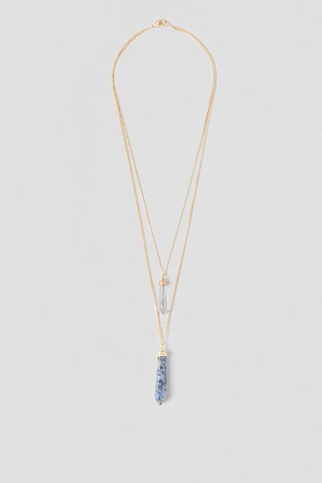 Francesca's Emillia Layered Pendant Necklace - Multi