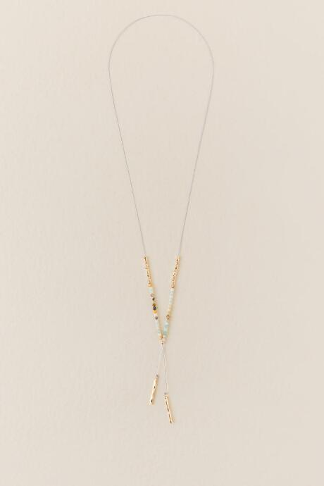 Francesca's Jodi Beaded Necklace - Mint