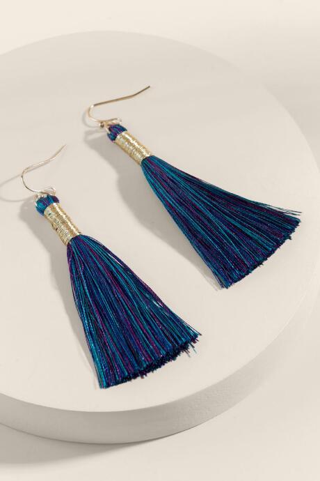 Francesca's Emerson Tassel Drop Earrings - Multi