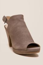 Cl By Laundry Wake Up Peep Toe Heel - Taupe