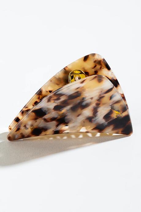 Francesca's Chloe Tort Hair Clip - Amber