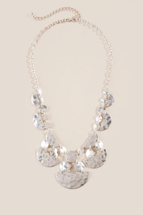 Francesca's Kyra Statement Necklace - Silver