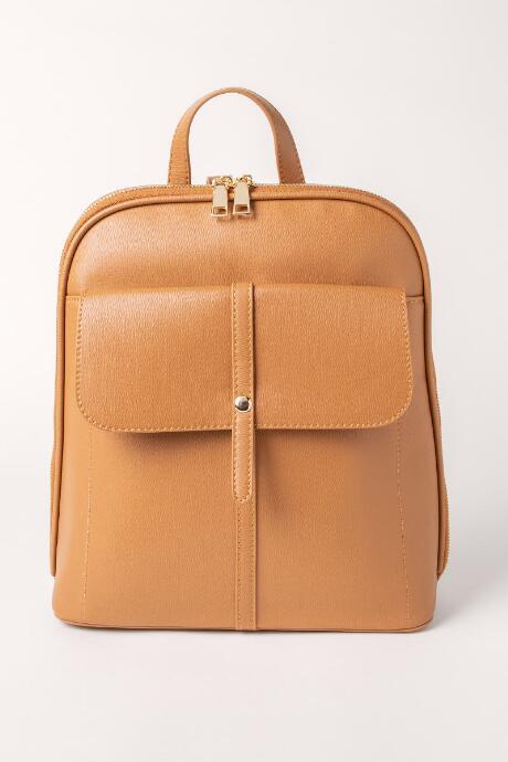 Francesca's Millie Tan Backpack - Brown