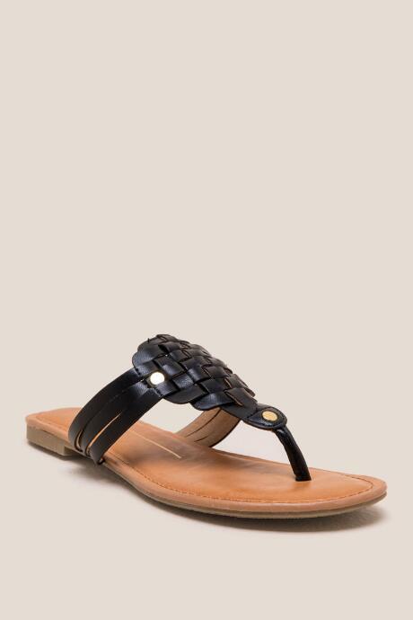 Francesca Inchess Report Ginger Flip Flop - Black
