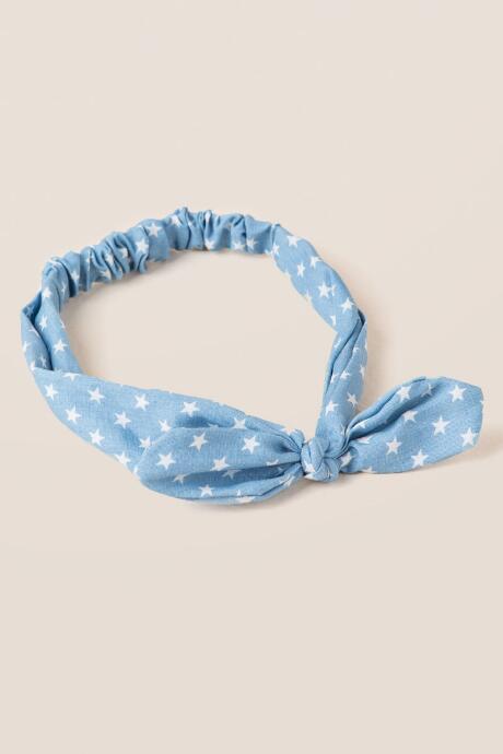 Francesca's Dakota Star Headwrap - Light Blue