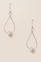 Francesca's Harper Fireball Drop Earring - Silver