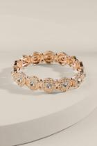 Carole, Inc Andi Filigree Rose Gold And Crystal Bracelet - Rose/gold