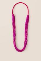 Francesca's Hanalei Beaded Necklace In Pink - Neon Pink