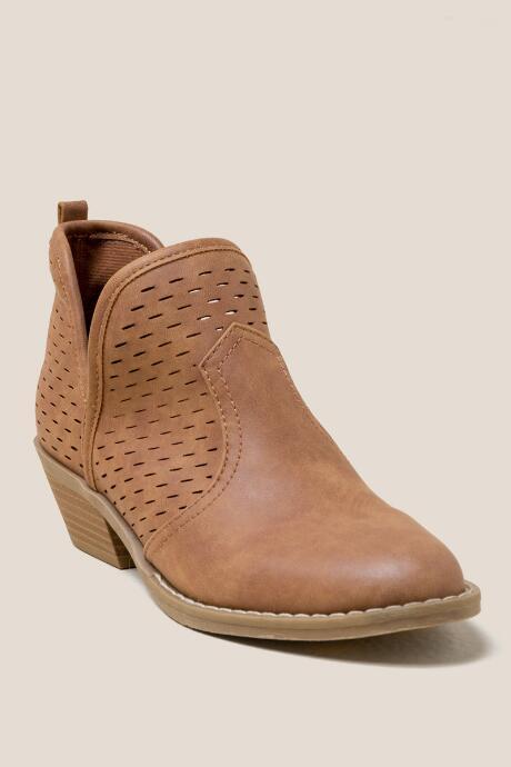 Report Davidson Side Chopout Ankle Boot - Cognac