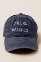 Francescas Cheers Beaches Baseball Cap - Navy