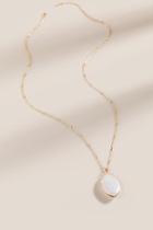 Francesca's Sadie Semi-precious Stone Necklace - Clear