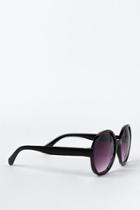 Francesca's Erin Octagonal Sunglasses - Black