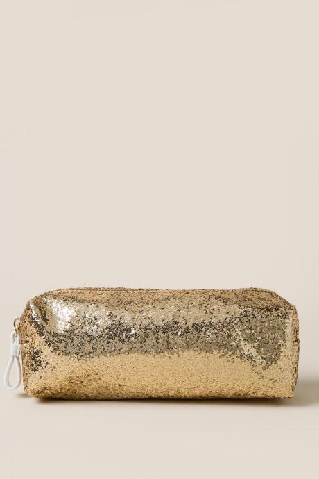 Francesca's Candace Sequin Pouch - Gold