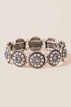 Francesca's Jordyn Circle Stretch Bracelet - Blue