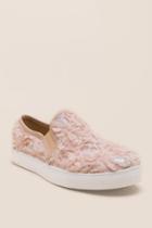 Wanted Frills Floral Sneaker - Nude