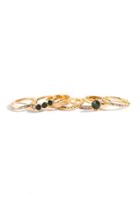 Francesca's Liliana Olive Ring Set - Olive