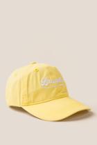 Francesca's Brunette Baseball Hat - Yellow