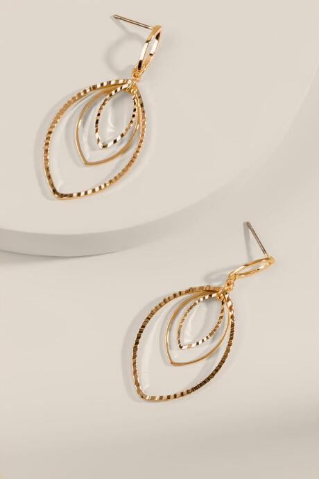 Francesca's Pamela Marquis Drop Earrings - Gold