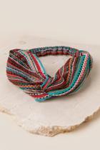 Francesca's Quinn Multi Color Headband - Orange