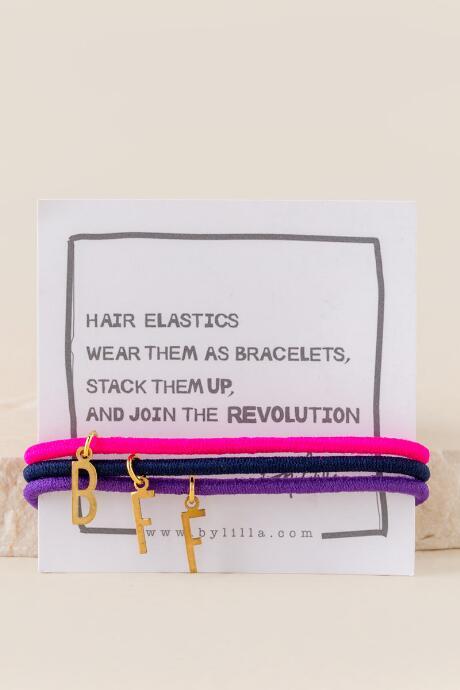 Francescas Bff Charm Hair Tie Set - Multi