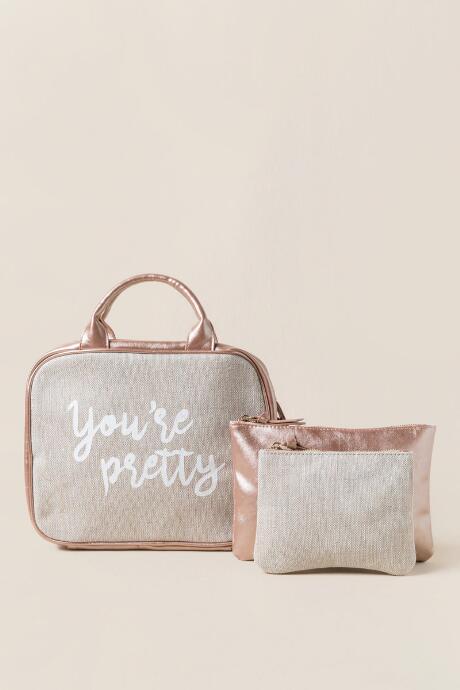 Francesca's You're Pretty Travel Set - Natural