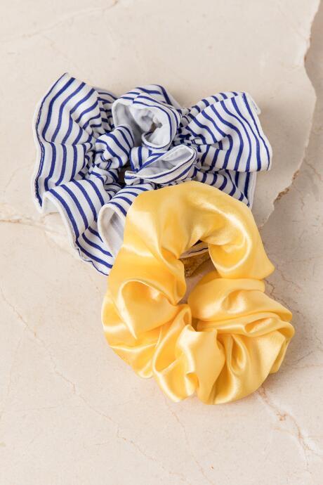 Francescas Charlotte Scrunchie Set - Lemonade