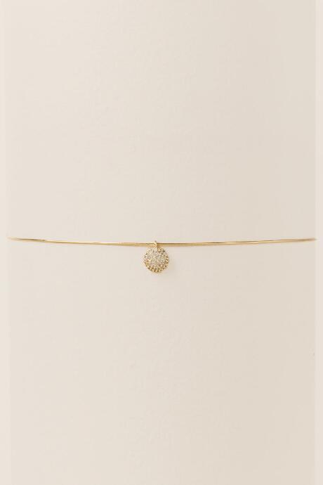 Francesca's Arleen Cubic Zirconia Pav Circle Choker - Gold