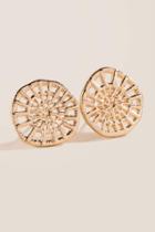 Francesca Inchess Cora Disk Studs - Gold