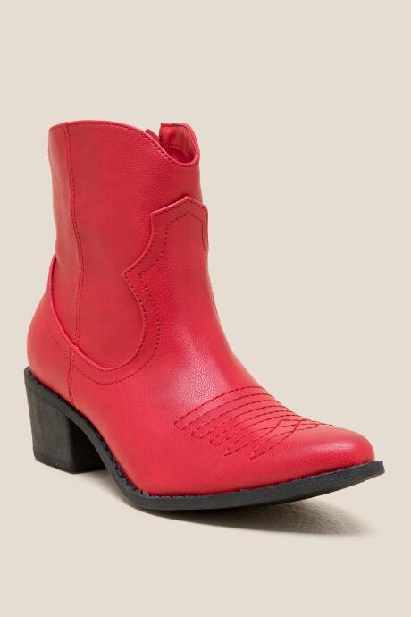 Francesca Inchess Mia Esme Western Boot - Red