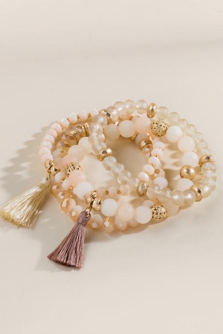 Francesca's Amelia Bracelet Set - Natural