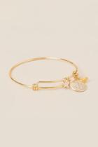 Francesca's Scorpio Zodiac Charm Bracelet - Gold
