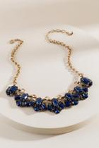 Francesca's North Statement Necklace - Navy