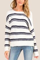 Francesca Inchess Juniper Bow Back Sweater - Ivory