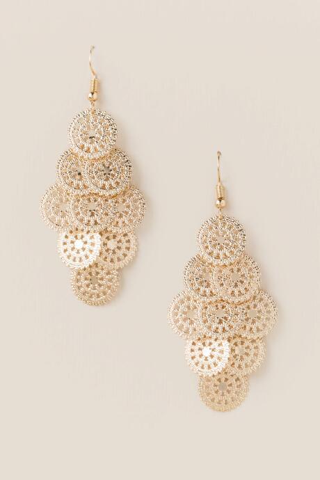 Francesca's Ellie Kite Drop Earrings - Gold