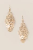 Francesca's Ellie Kite Drop Earrings - Gold