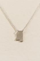 Francesca's Mississippi State Necklace In Silver - Silver