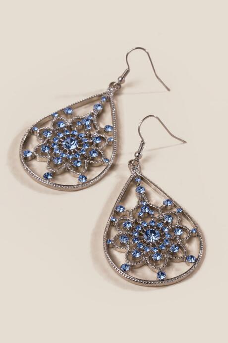 Francesca's Annabeth Teardrop Earrings - Periwinkle