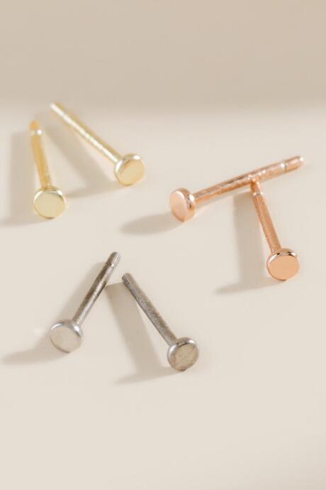 Francesca's Dallas Delicate Metal Studs Set - Mixed Plating
