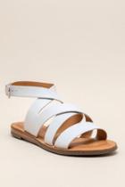 Report Quill Banded Sandal - White
