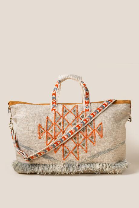 Francesca's Rosella Weekender Bag - Natural