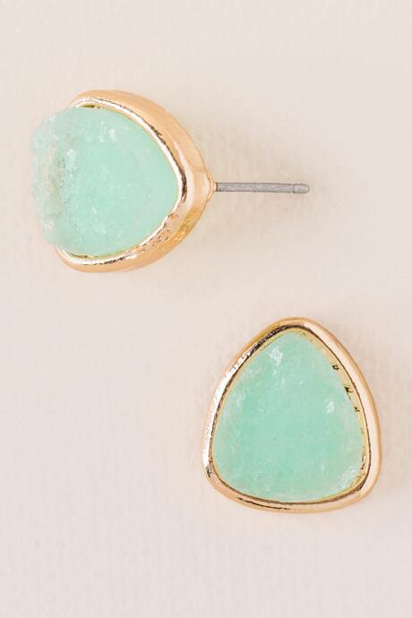 Francesca's Phi Phi Islands Studs - Mint