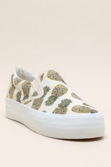 Restricted Fruit Sneakers - Natural