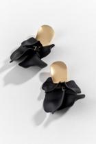Francesca's Riley Abstract Drop Earrings - Black